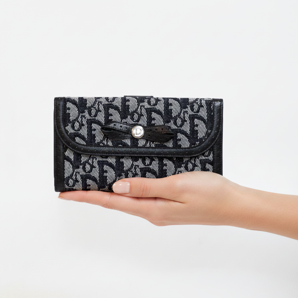 Christian Dior Trotter BiFold Long wallet - Black