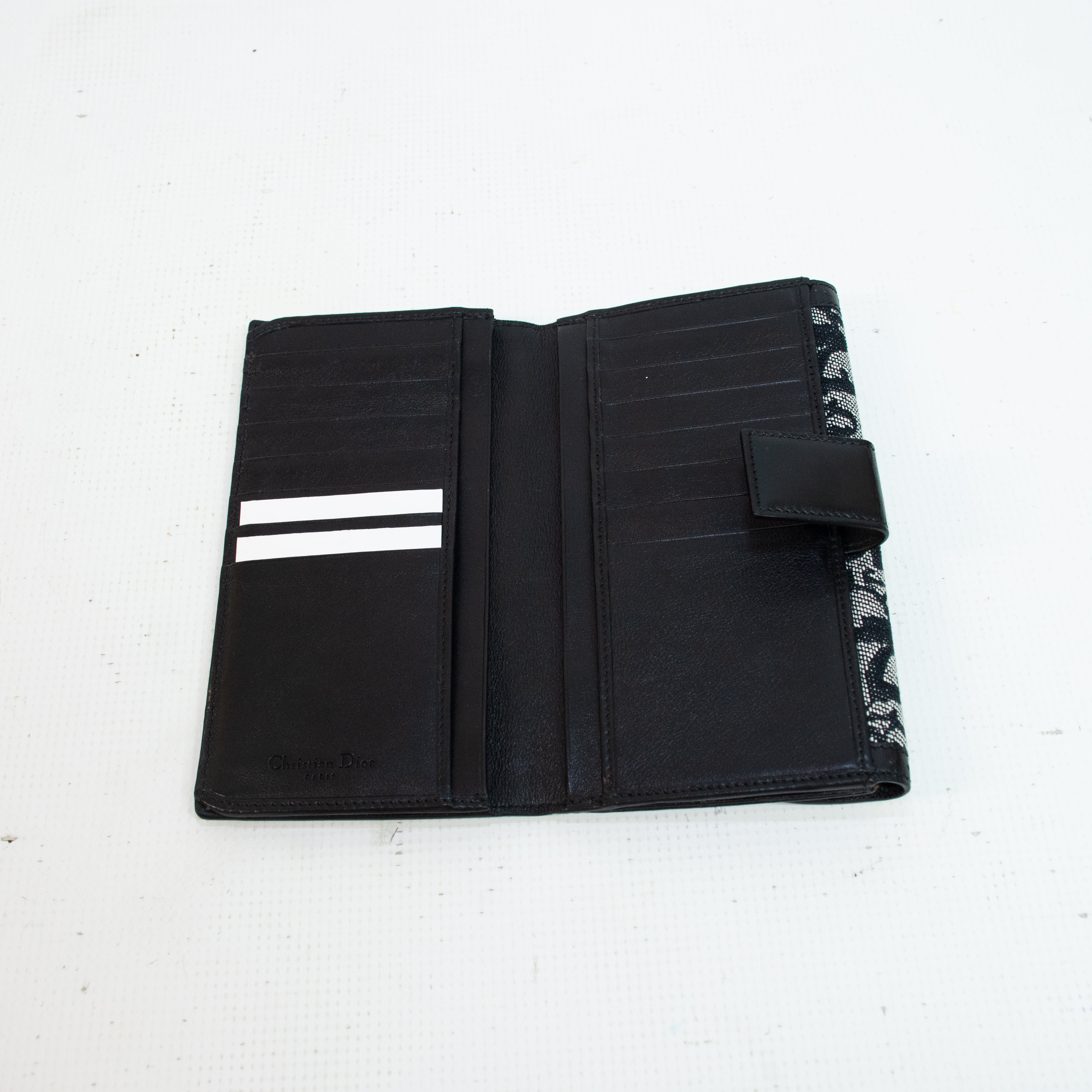 Christian Dior Trotter BiFold Long wallet - Black