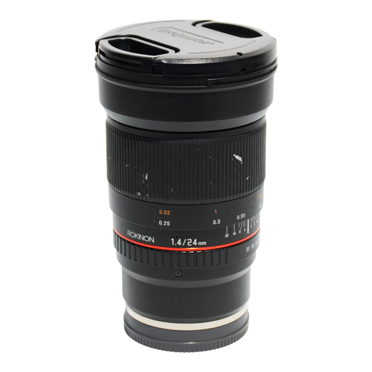 Sony FE RK24M-E Rokkinon 24mm F1.4 ED AS IF UMC Manual Focus Wind Angle Lens
