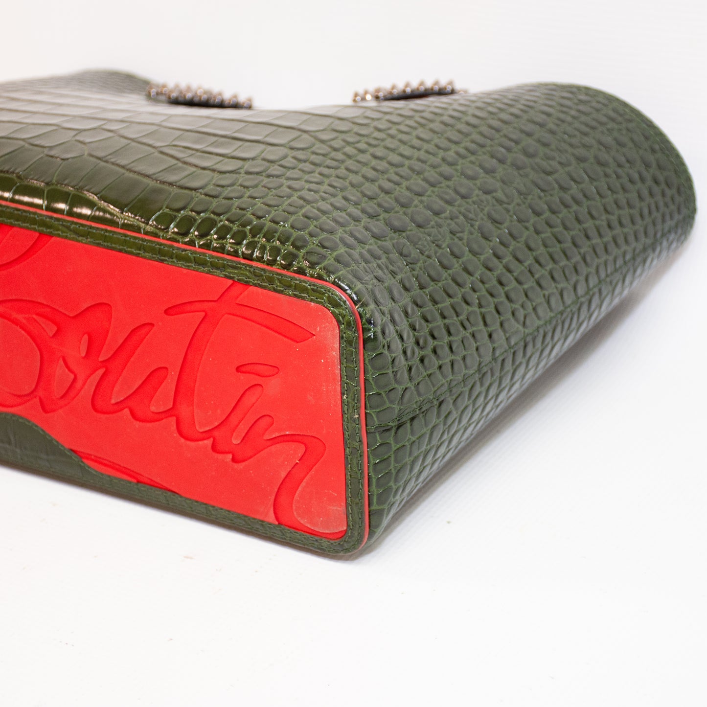 Christian Louboutin Cabata Calf Ali Forest Night Handbag