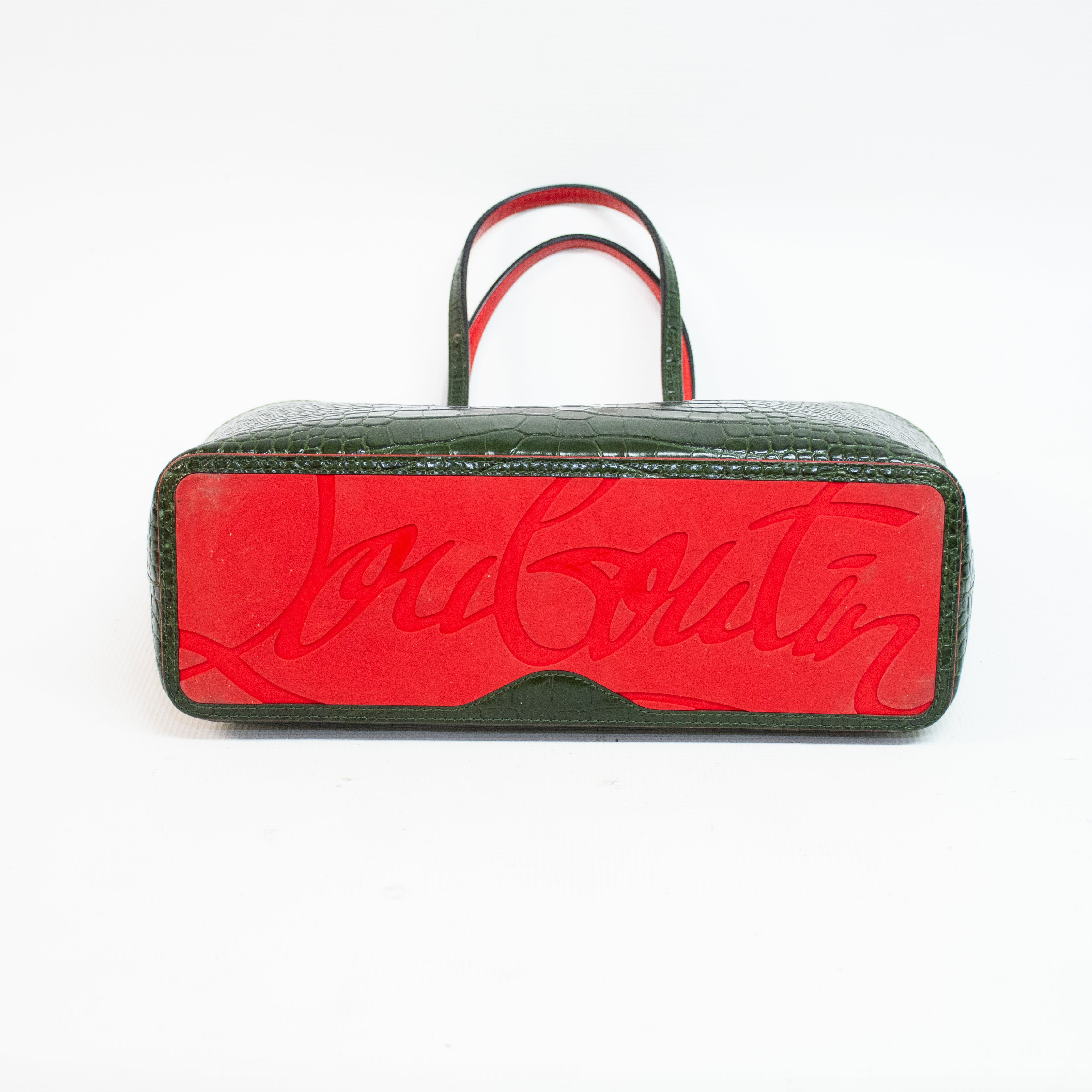 Christian Louboutin Cabata Calf Ali Forest Night Handbag
