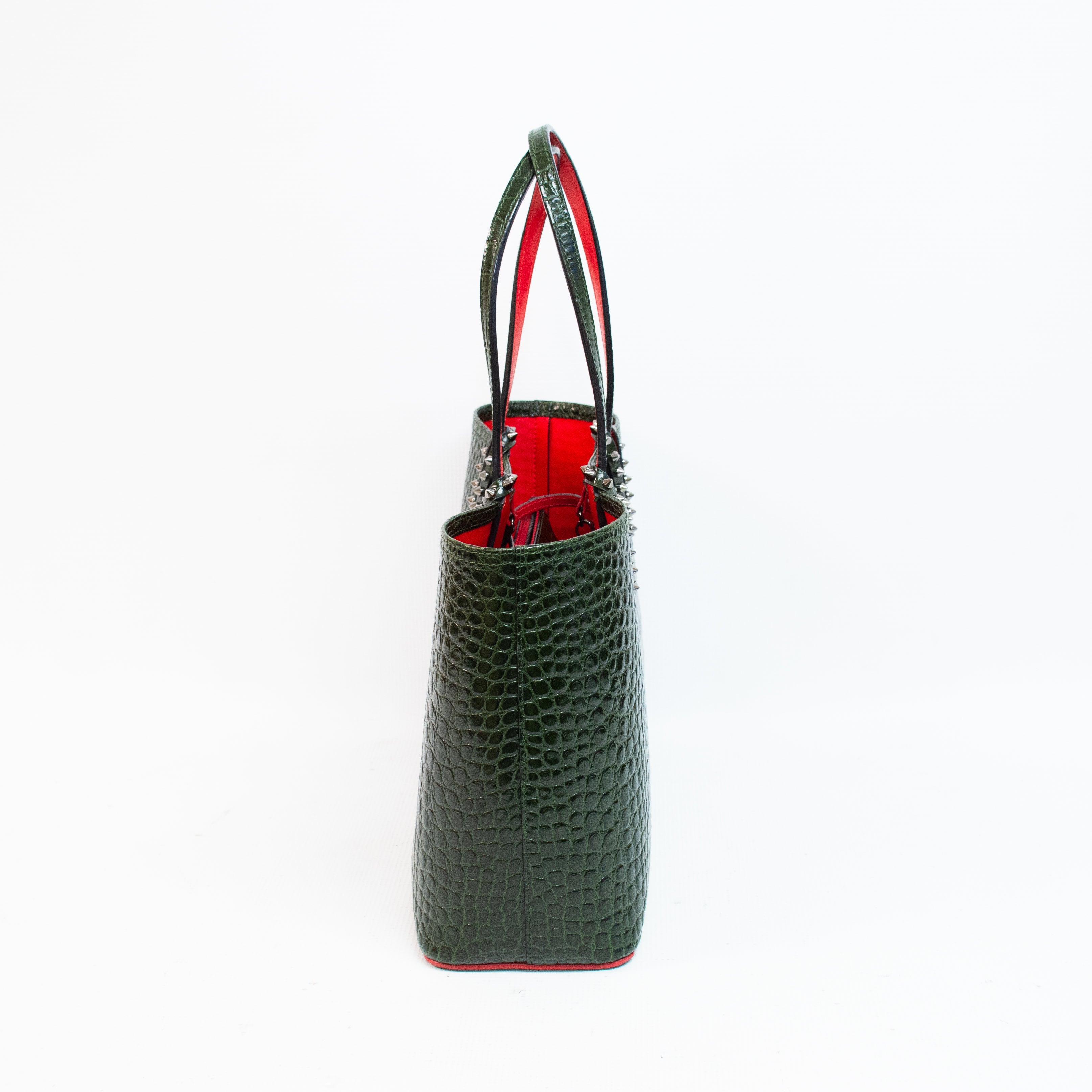 Christian Louboutin Cabata Calf Ali Forest Night Handbag