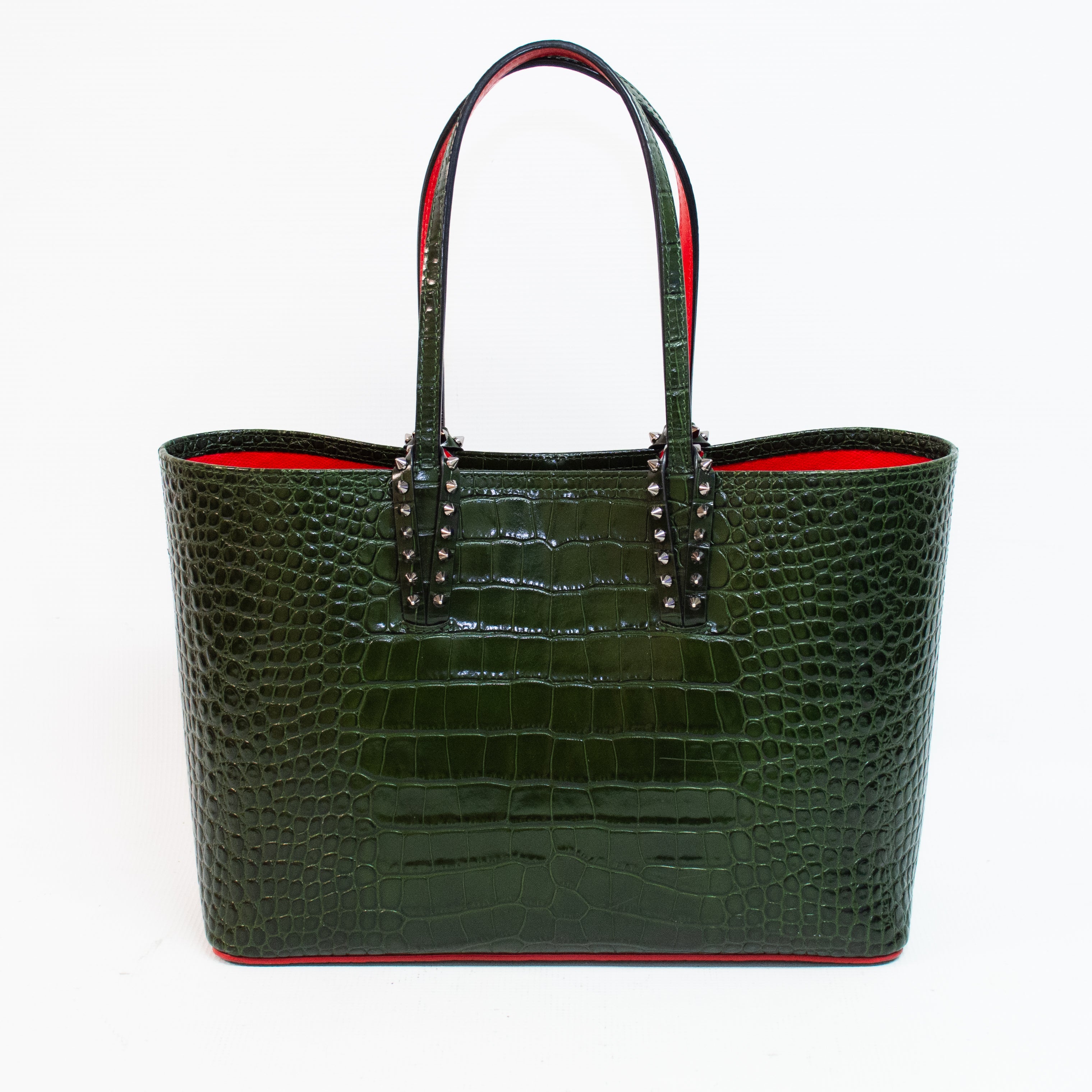 Christian Louboutin Cabata Calf Ali Forest Night Handbag