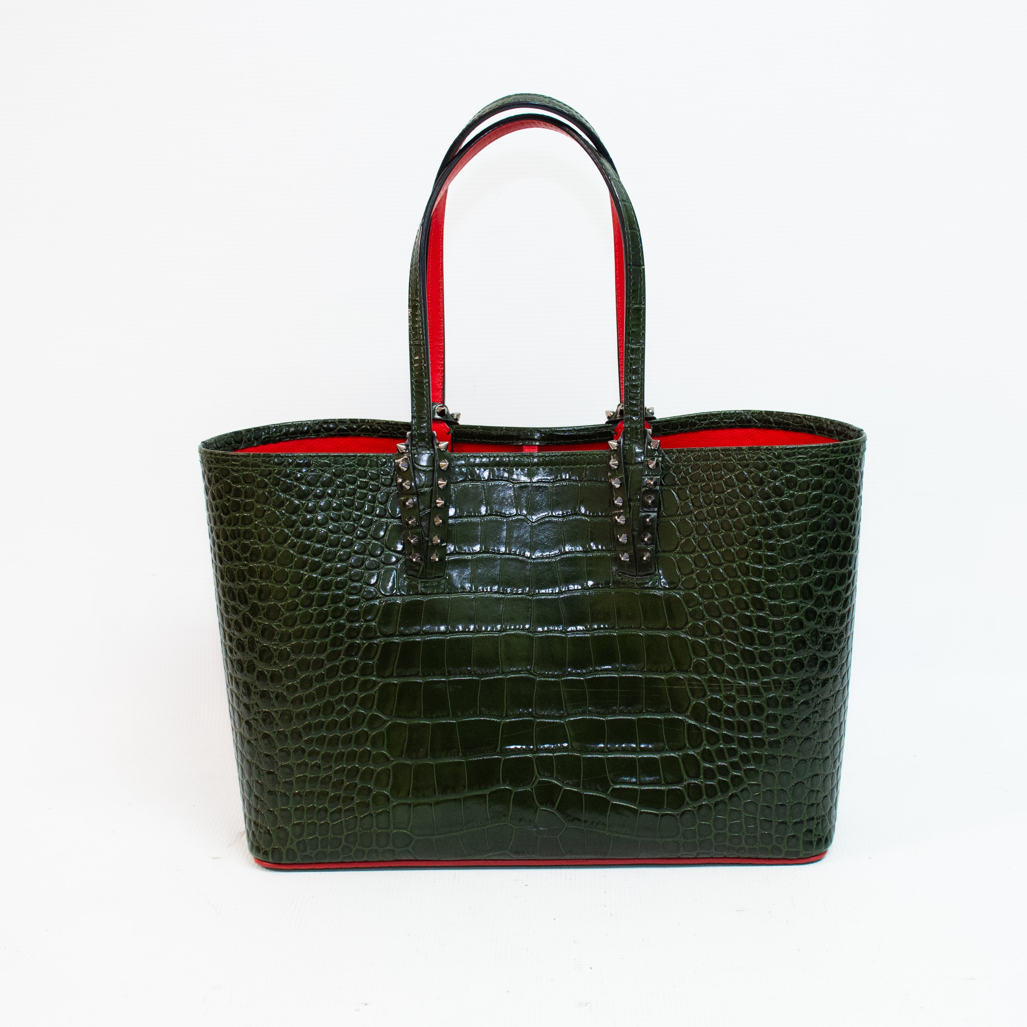 Christian Louboutin Cabata Calf Ali Forest Night Handbag