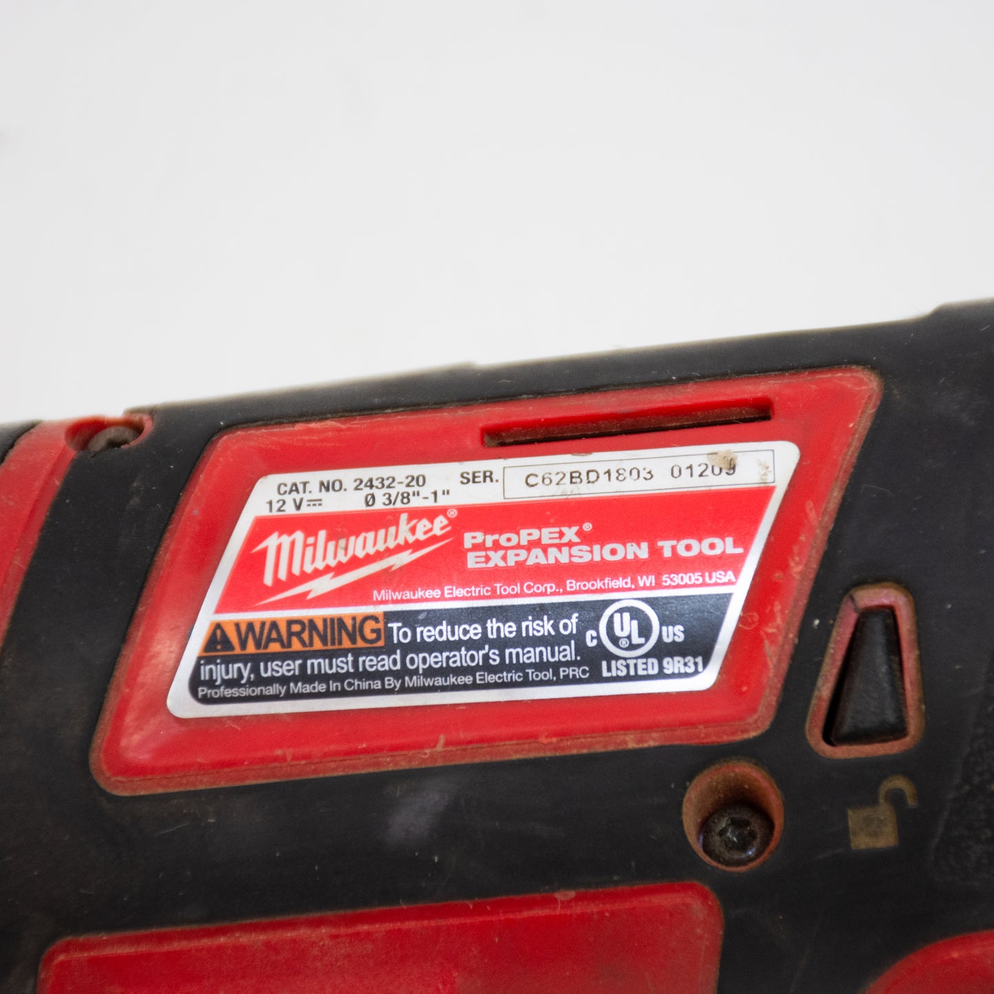 Milwaukee 2432-20 M12 Propex Cordless Expansion Tool