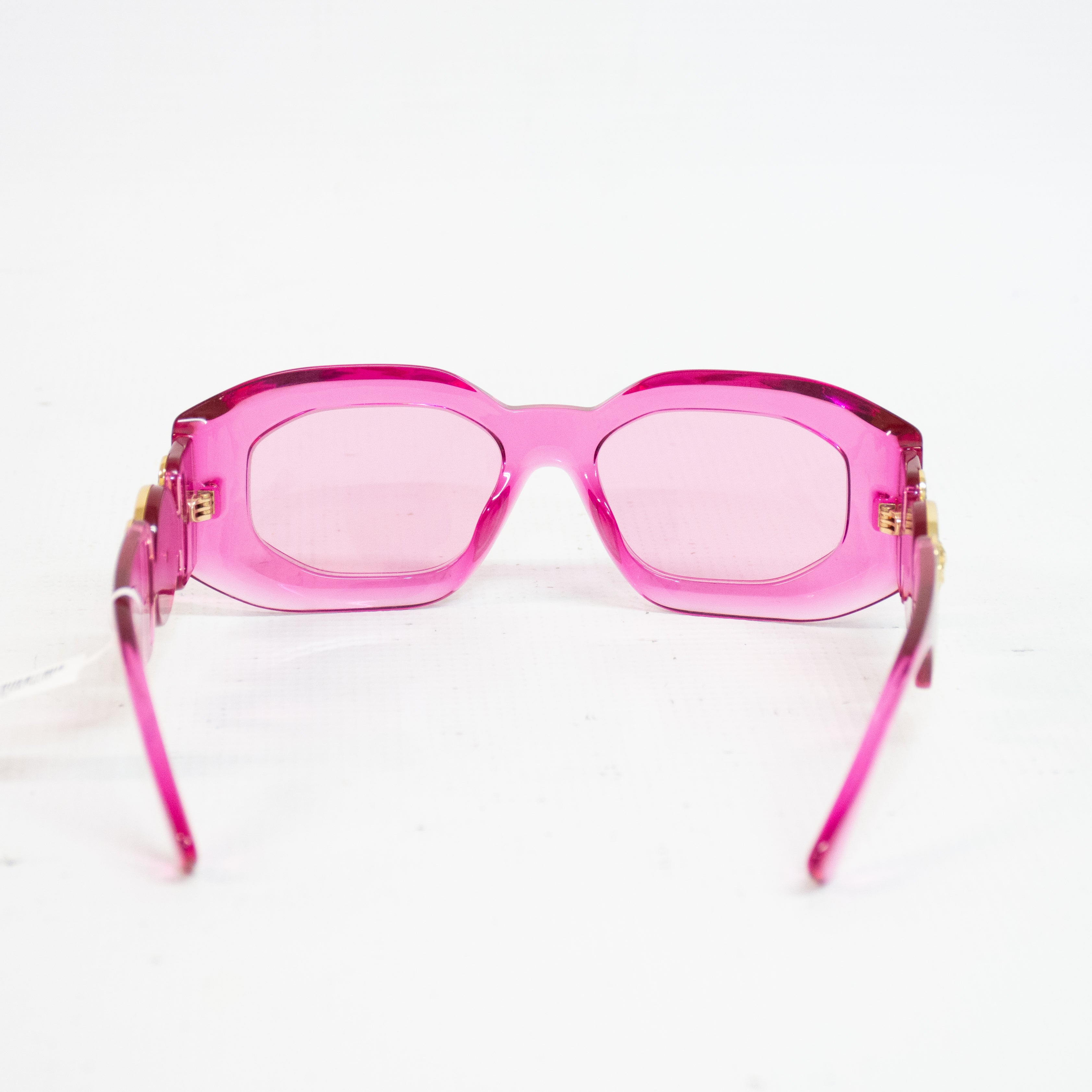 Versace Rock Icons VE 4425U Transparent Pink Sunglasses