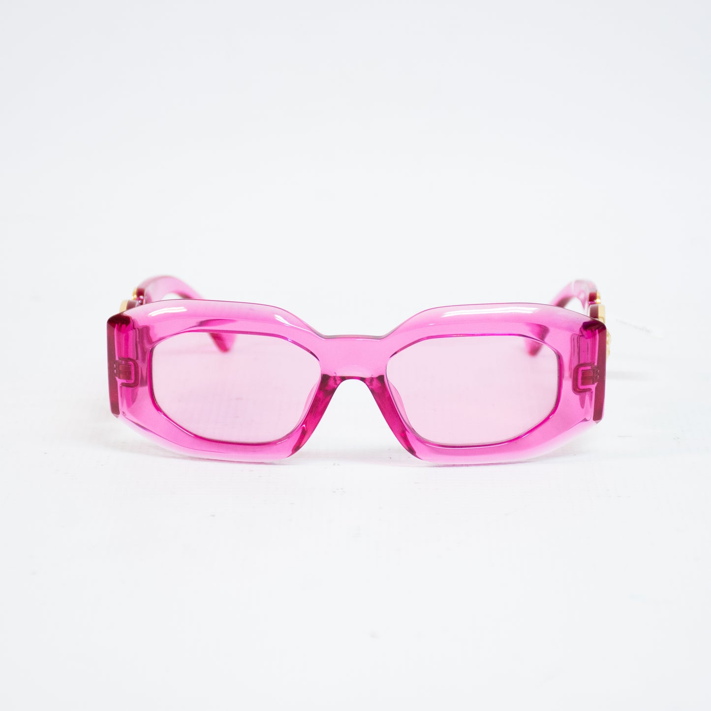 Versace Rock Icons VE 4425U Transparent Pink Sunglasses