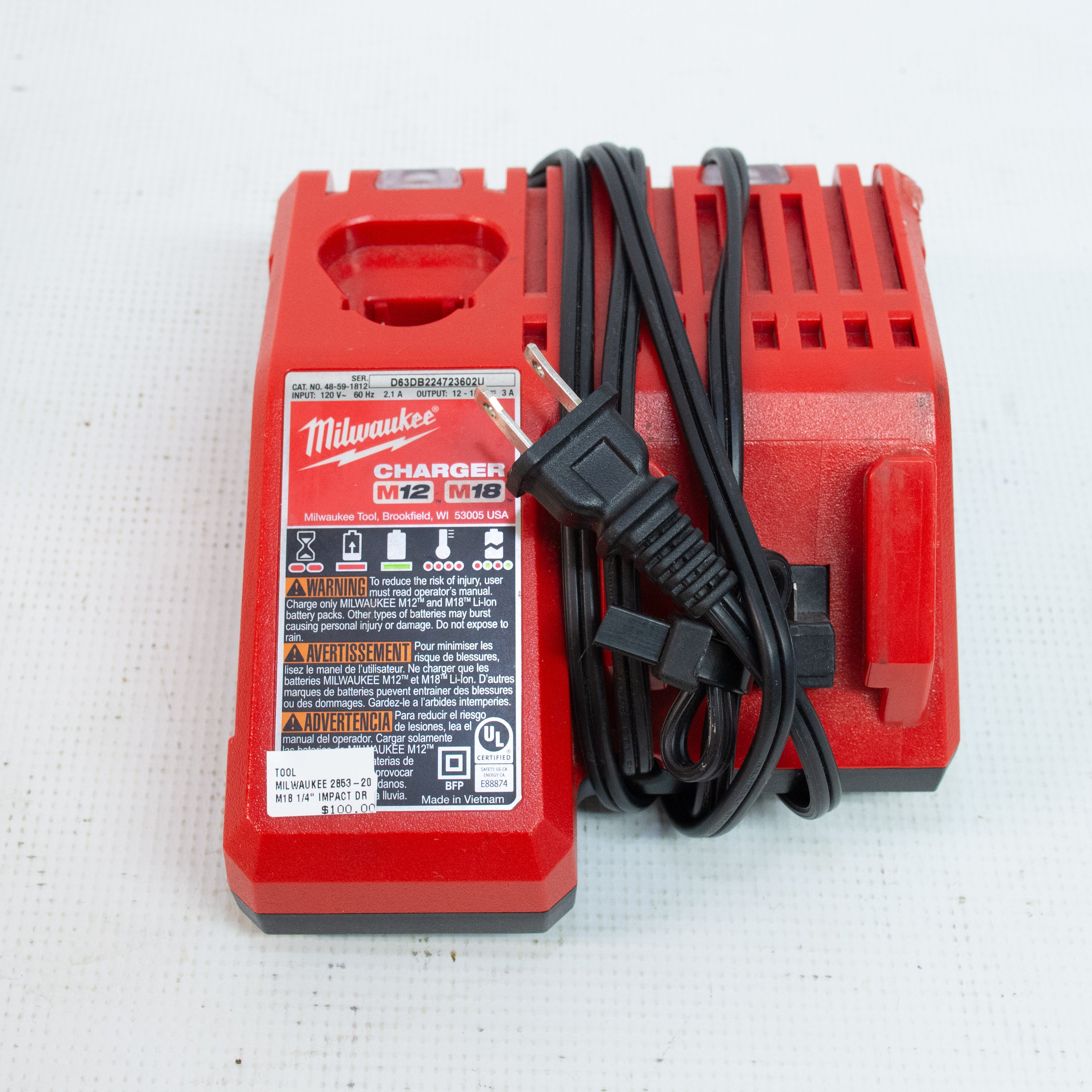 Milwaukee 2853-20 M18 Fuel 1/4