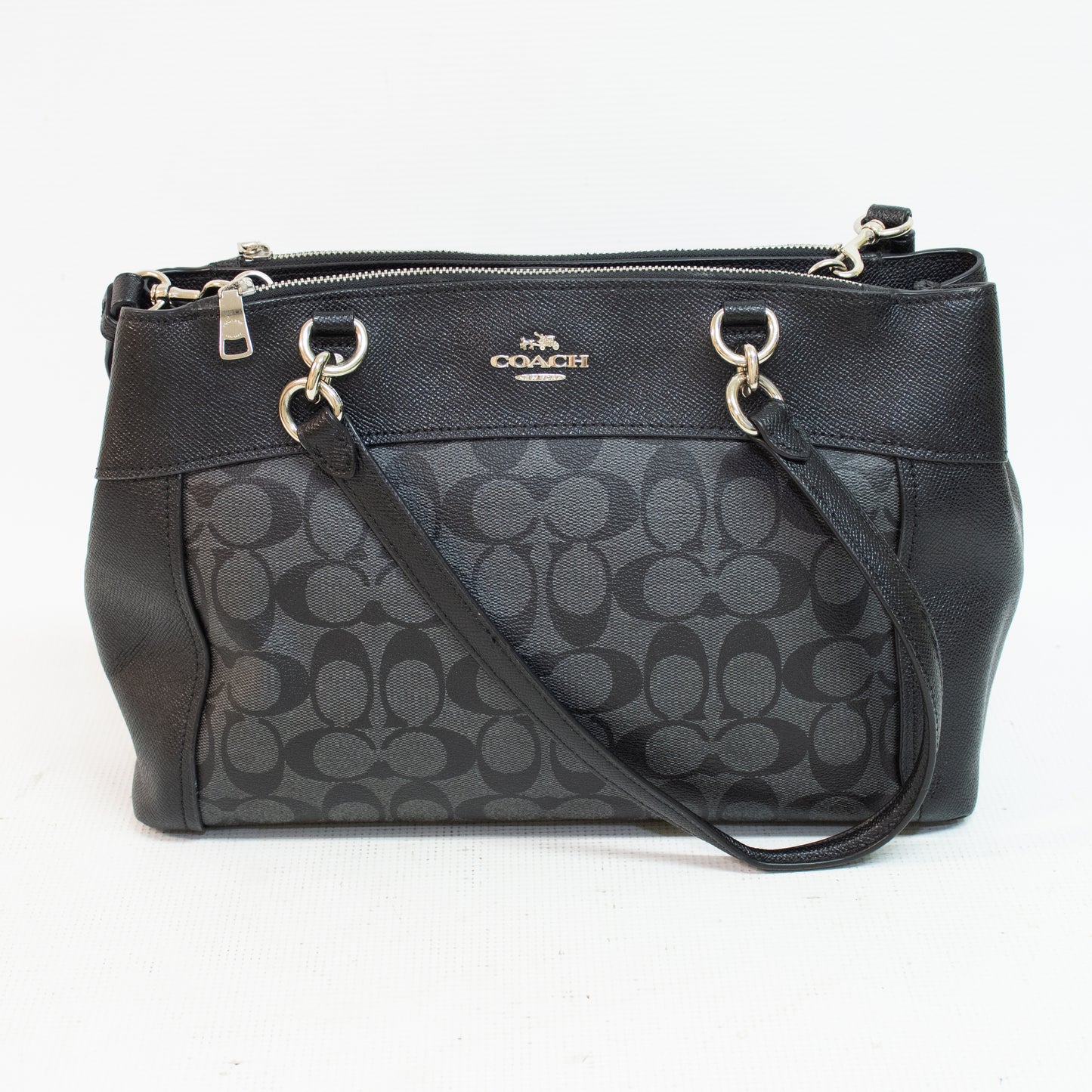 Coach F25369 Brooke Carryall Black Canvas Handbag