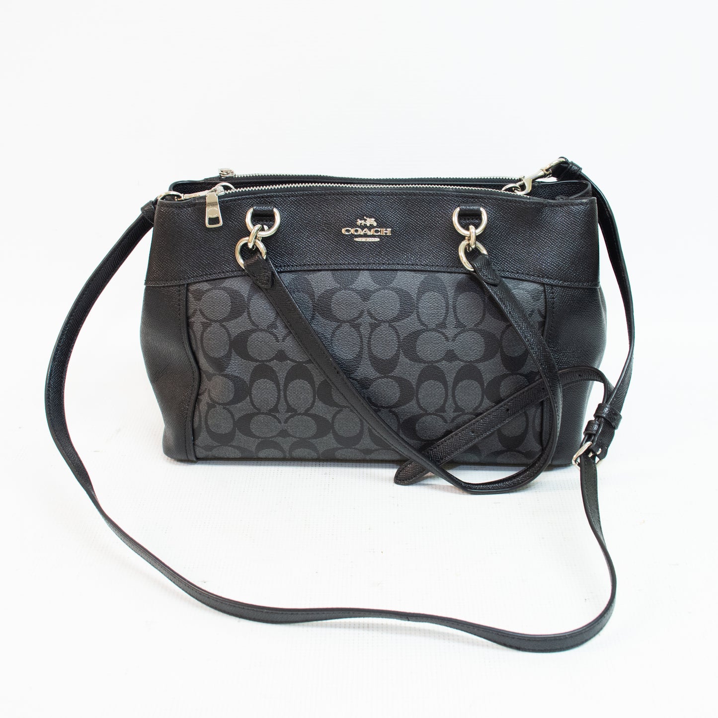 Coach F25369 Brooke Carryall Black Canvas Handbag