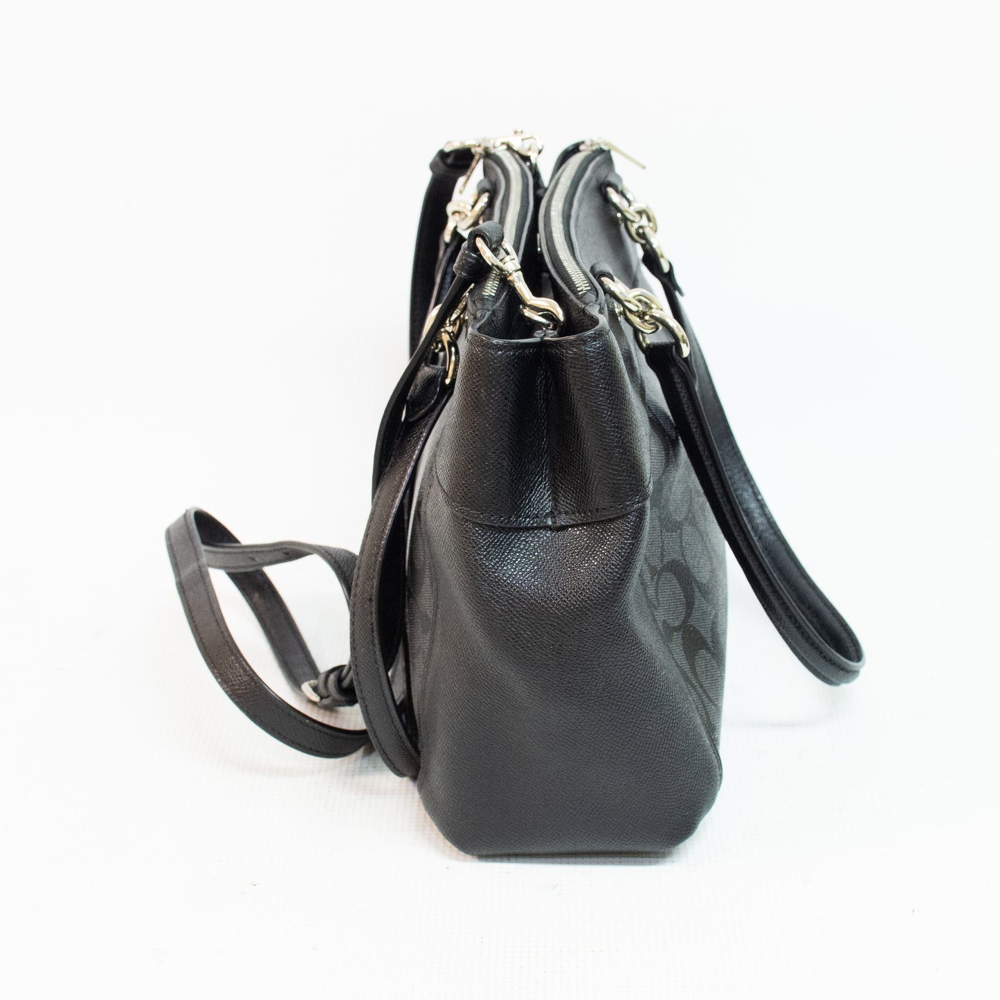 Coach F25369 Brooke Carryall Black Canvas Handbag