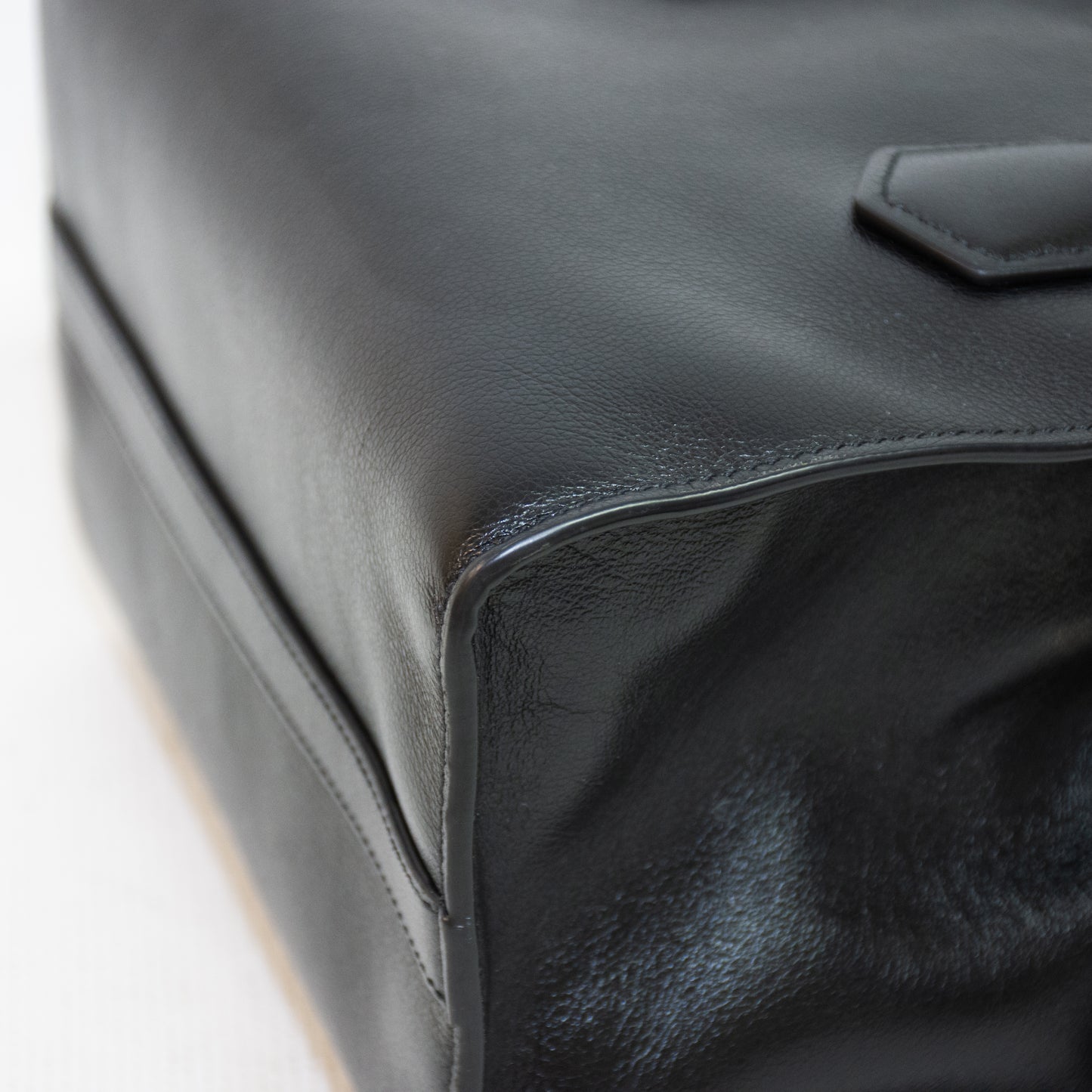Prada Glace Calf Leather Twin Pocket Purse