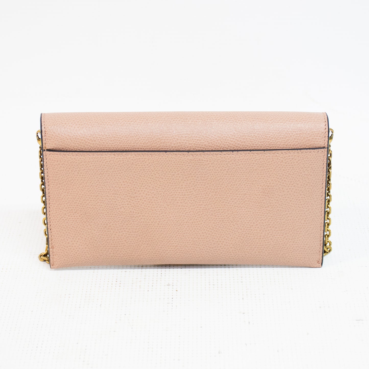 Christian Dior Beige Long Chain Wallet