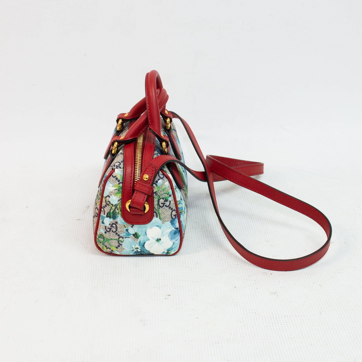 Gucci 546312 Mini Blooms GG Supreme Canvas Cross Body Bag