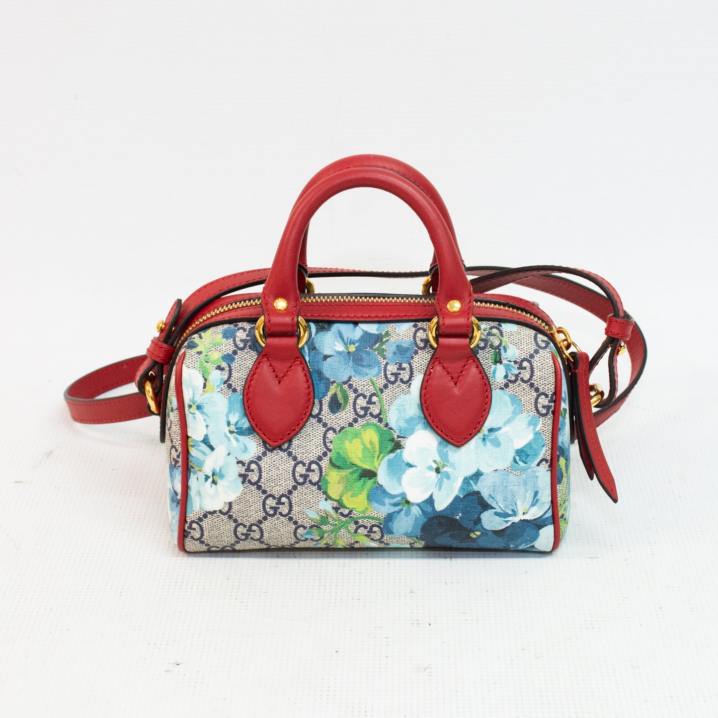 Gucci 546312 Mini Blooms GG Supreme Canvas Cross Body Bag