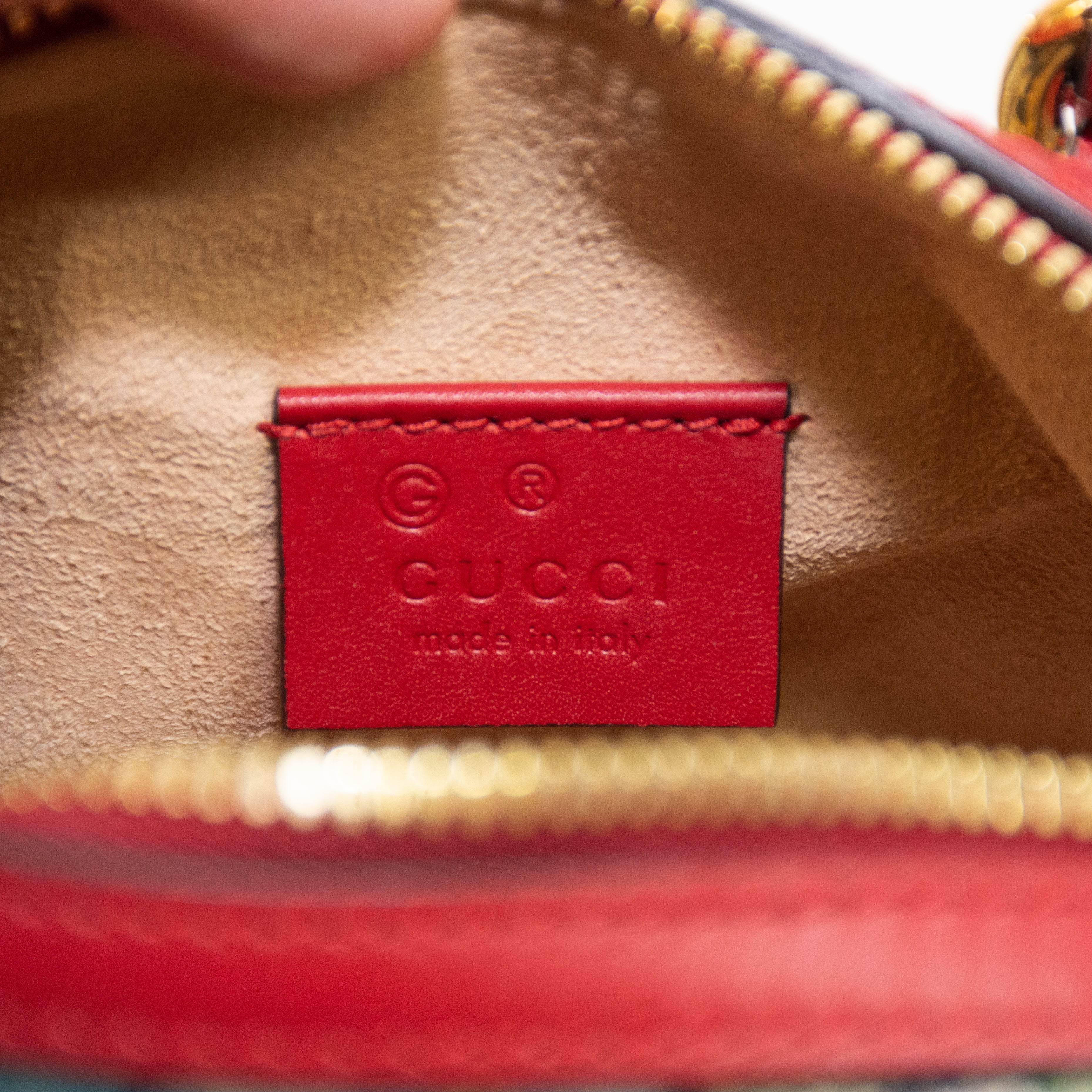 Gucci 546312 Mini Blooms GG Supreme Canvas Cross Body Bag