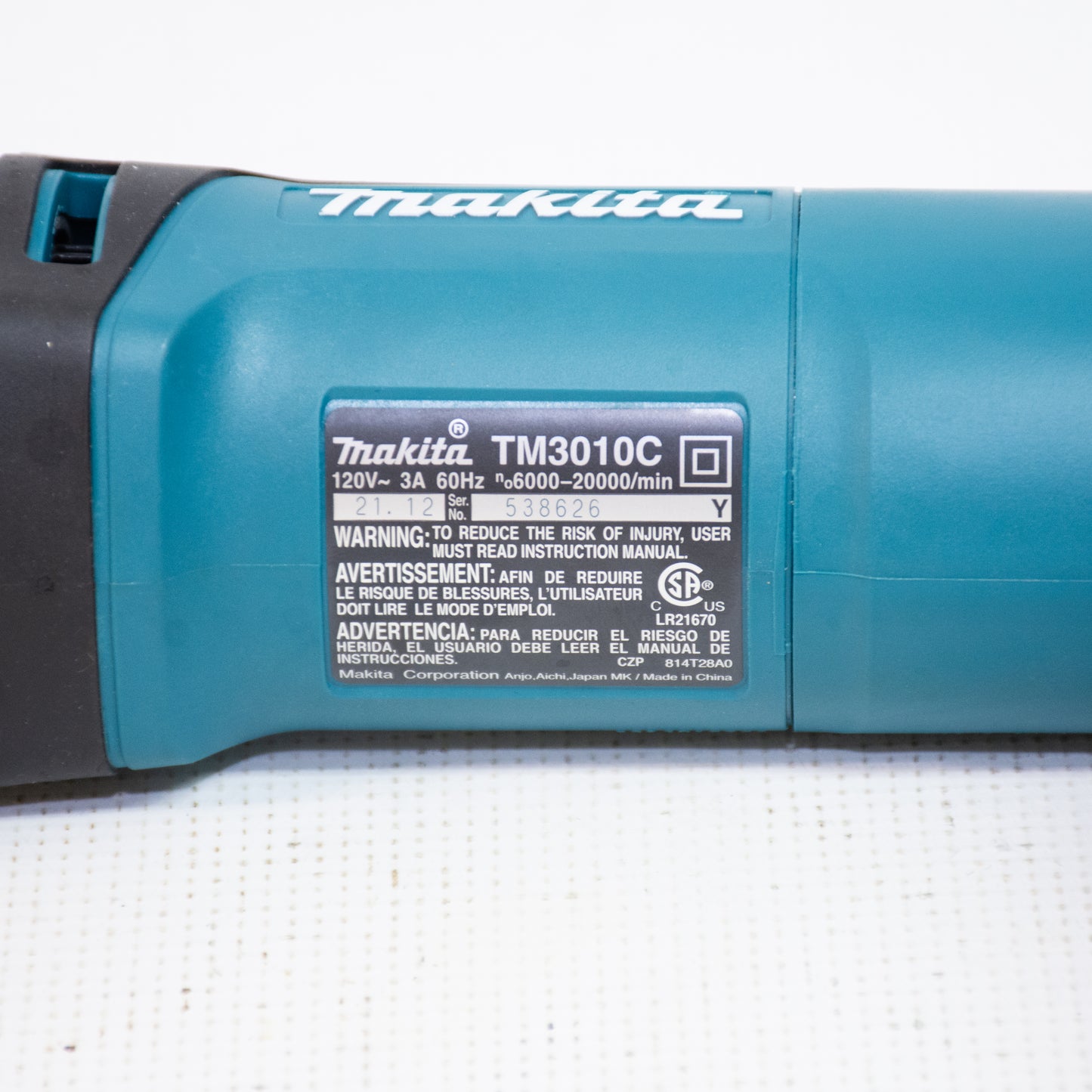 Makita TM3010C Corded Multi Tool