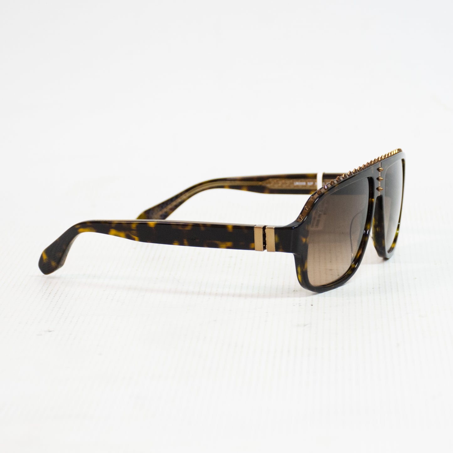 Christian Louboutin Brown Tortoise Shell Sunglasses - LB0005
