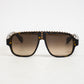 Christian Louboutin Brown Tortoise Shell Sunglasses - LB0005
