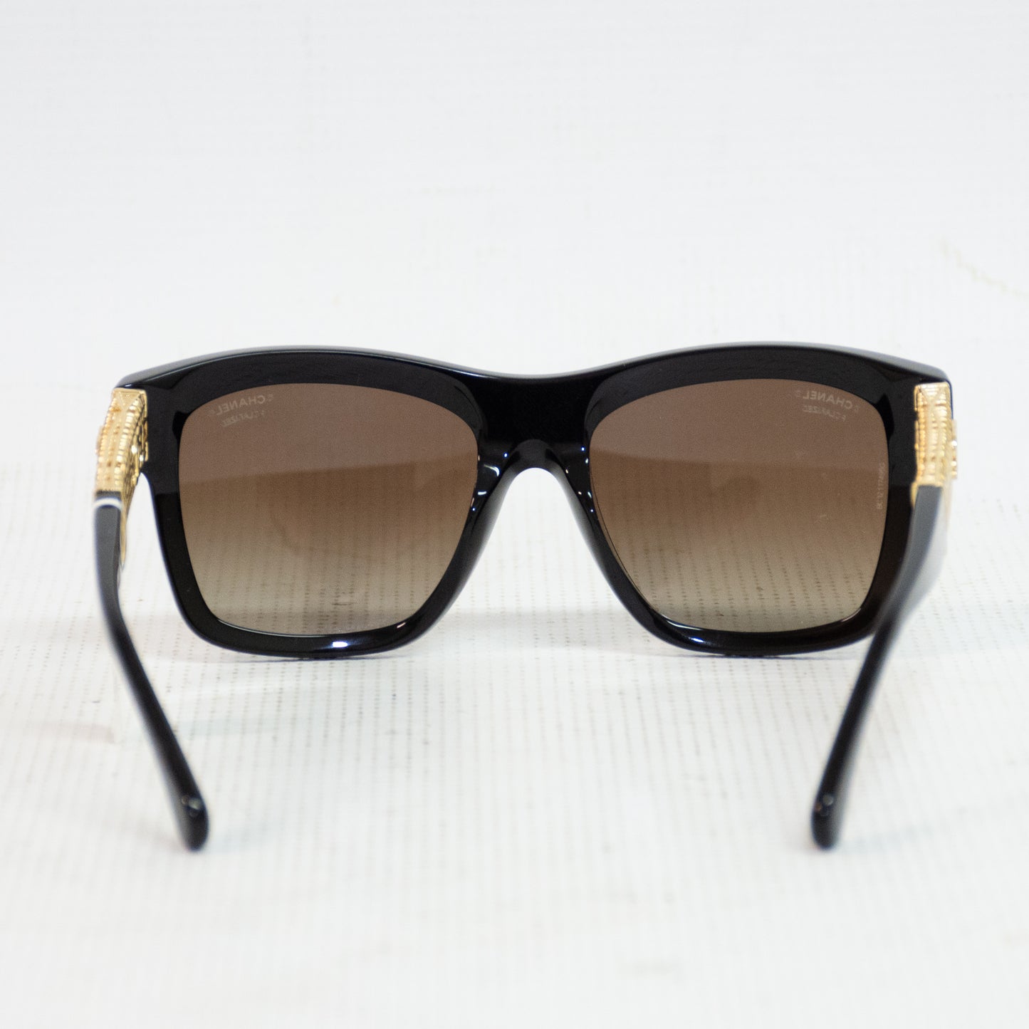 Chanel Black & Gold Sunglasses - 5533-A
