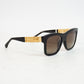 Chanel Black & Gold Sunglasses - 5533-A