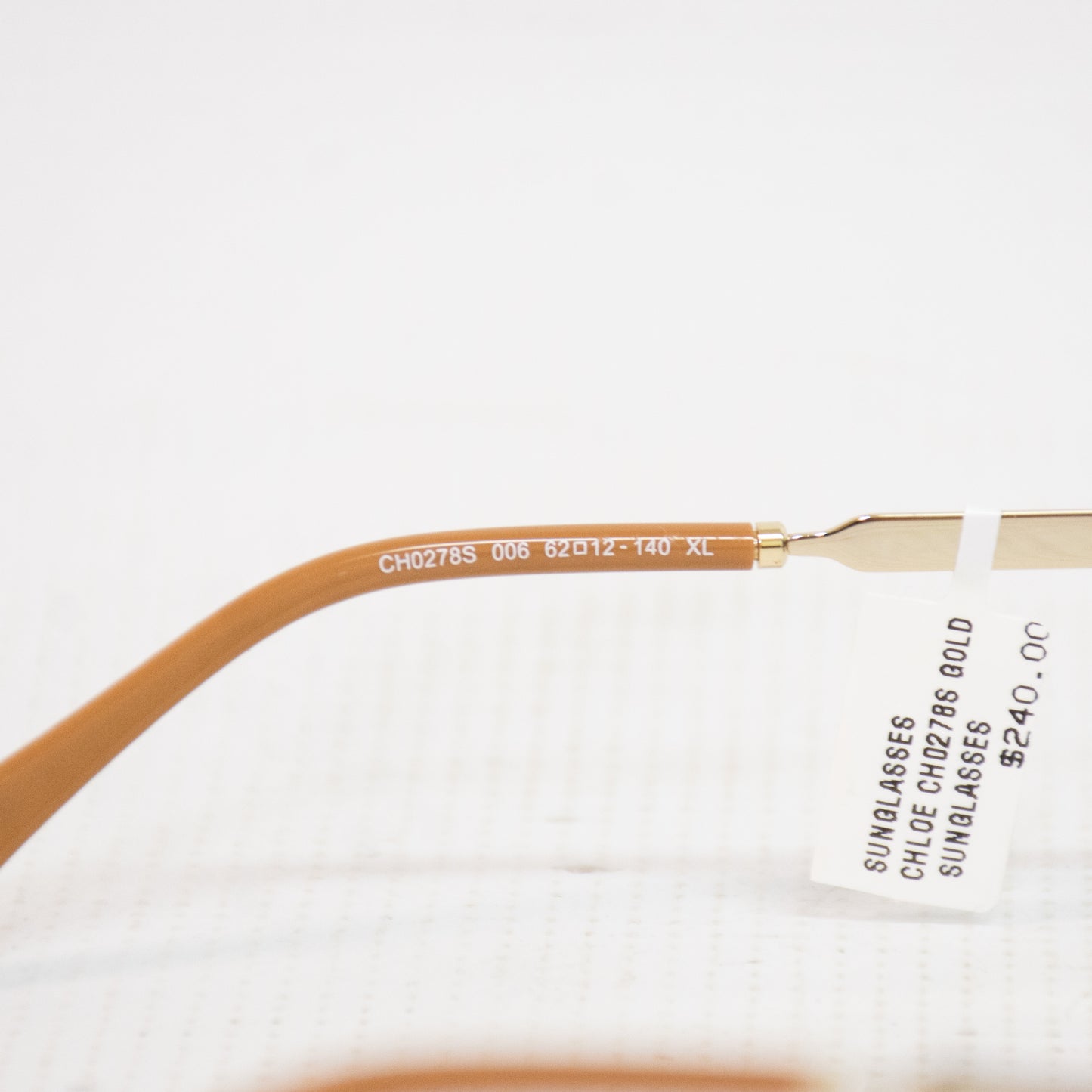 Celine Chloe Gold Sunglasses - CH0278S