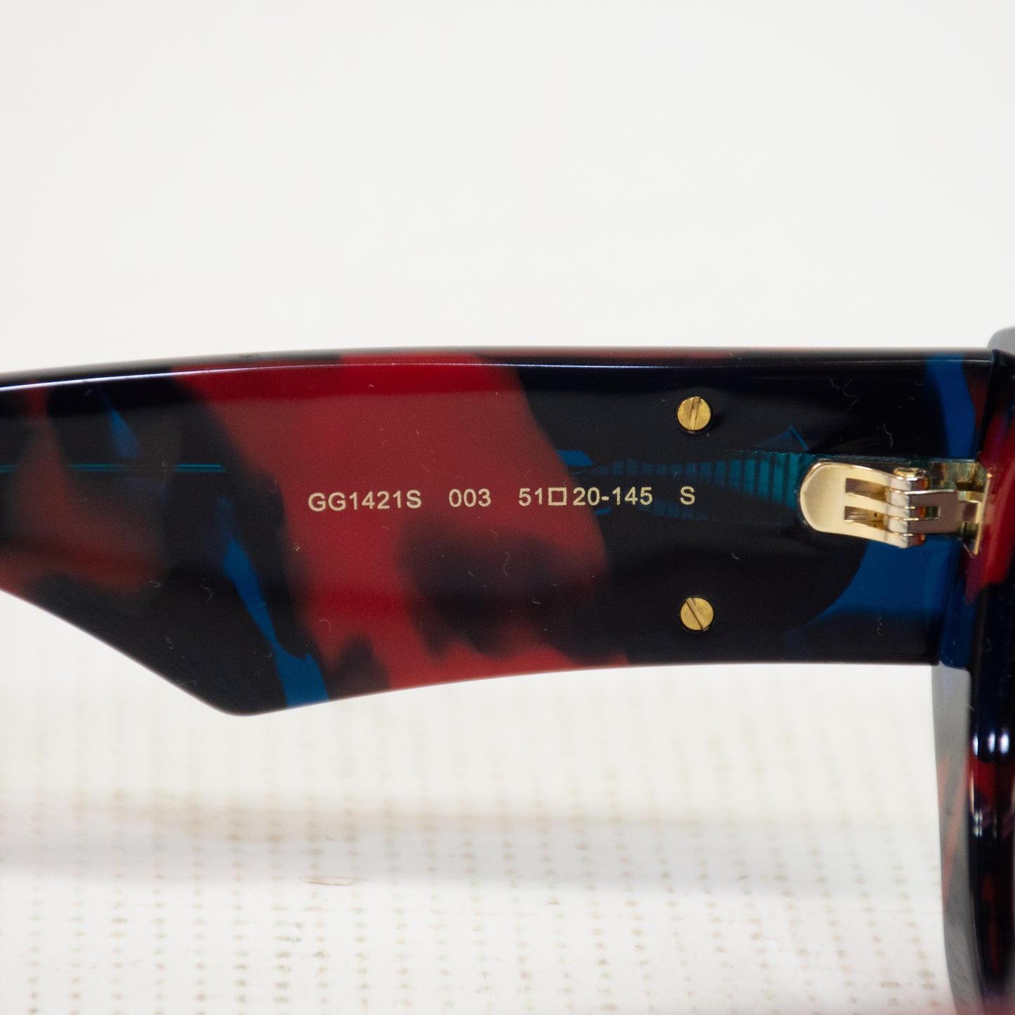Gucci Navy & Red Sunglasses - GG1421S