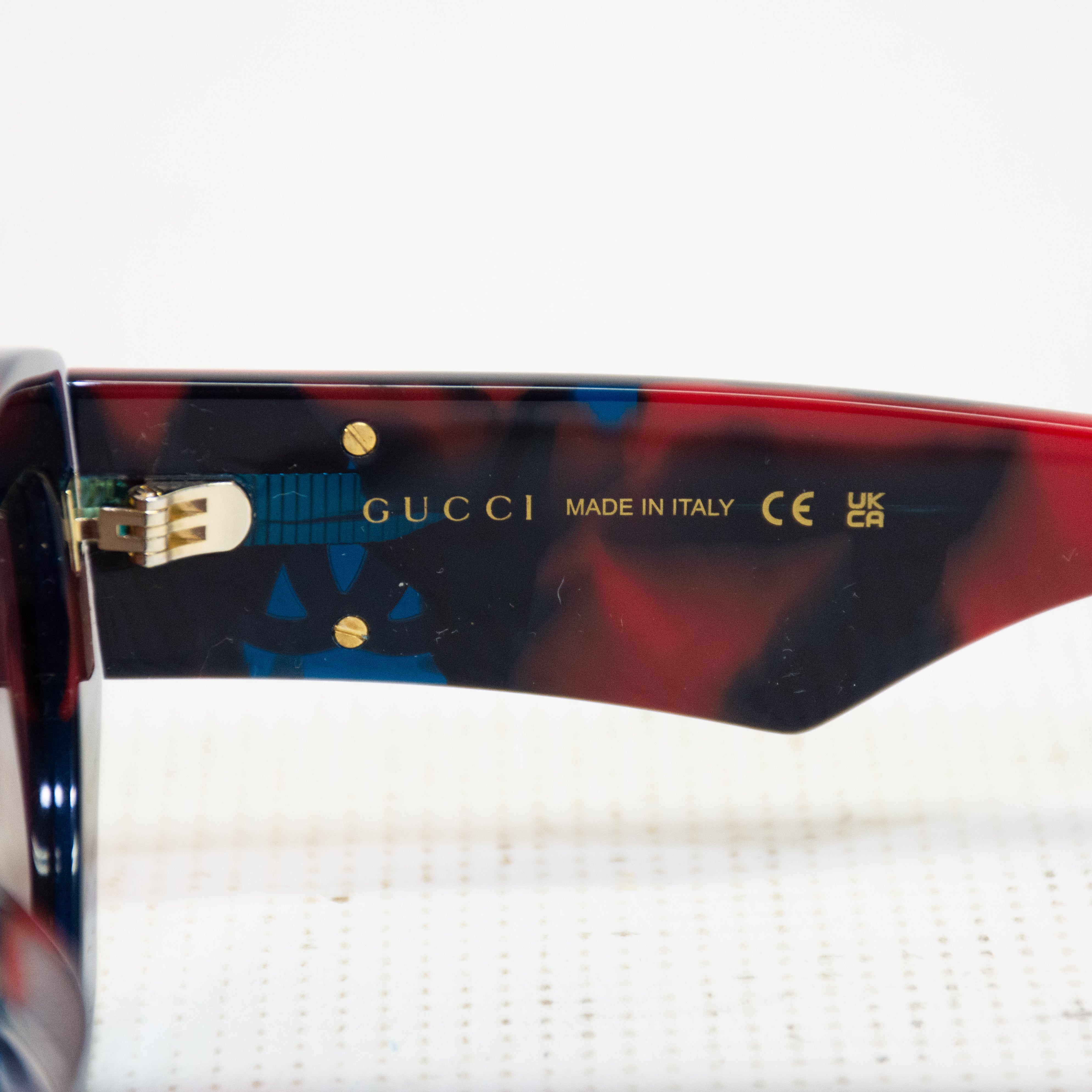 Gucci Navy & Red Sunglasses - GG1421S