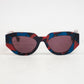 Gucci Navy & Red Sunglasses - GG1421S