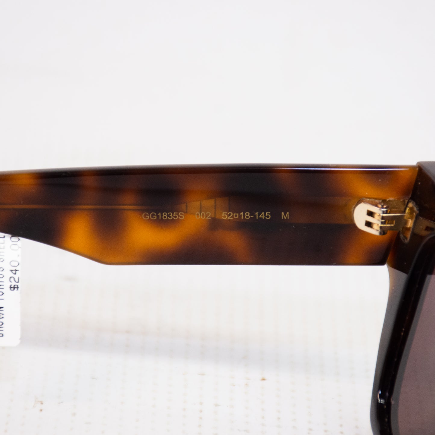 Gucci Brown Tortoise Shell Sunglasses - GG1835S