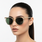 Burberry Alice Green Cat Eye Ladies Sunglasses - BE4333F