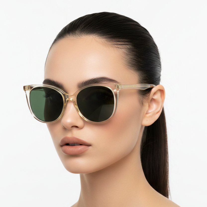 Burberry Alice Green Cat Eye Ladies Sunglasses - BE4333F