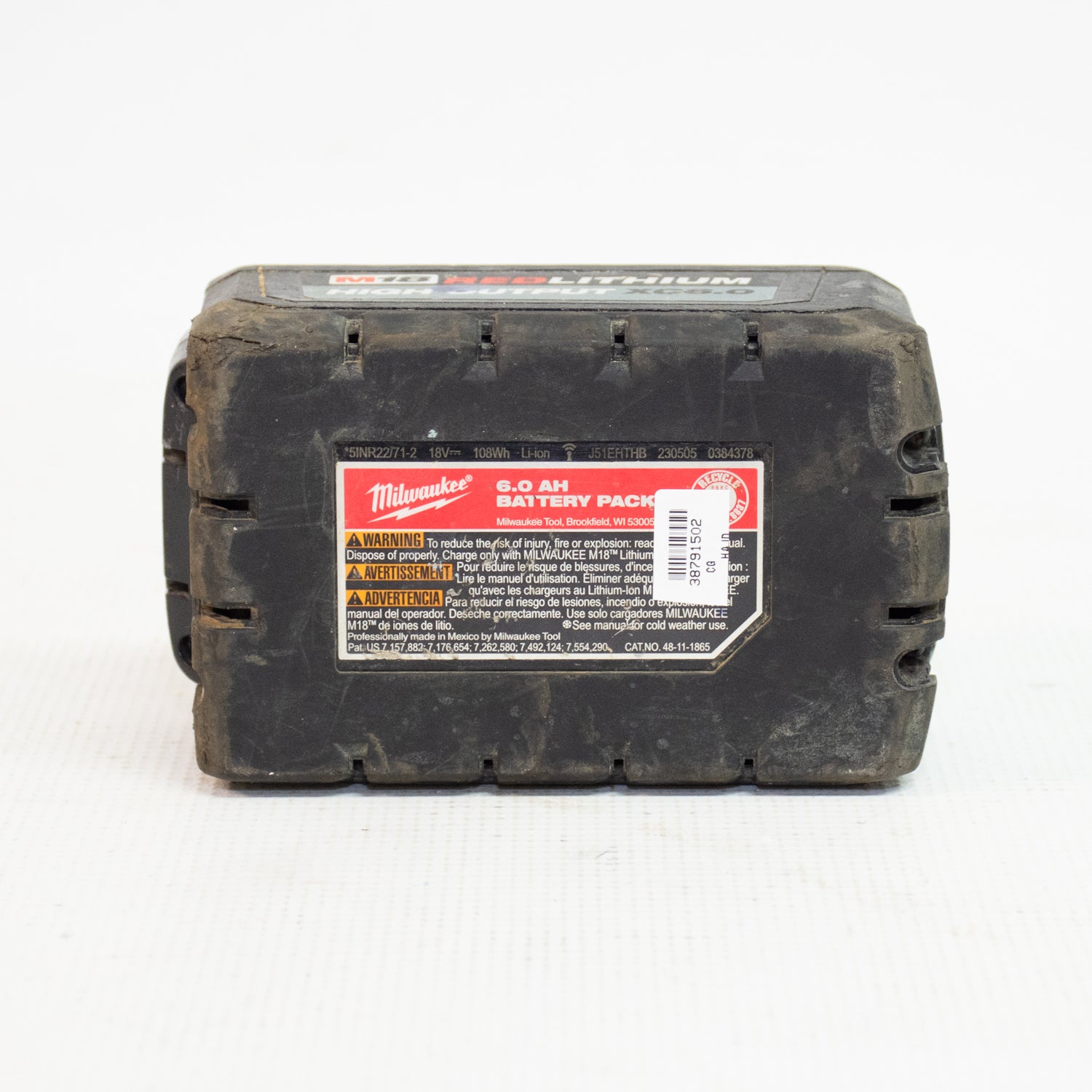 Milwaukee M18 High Output XC 6.0Ah Battery