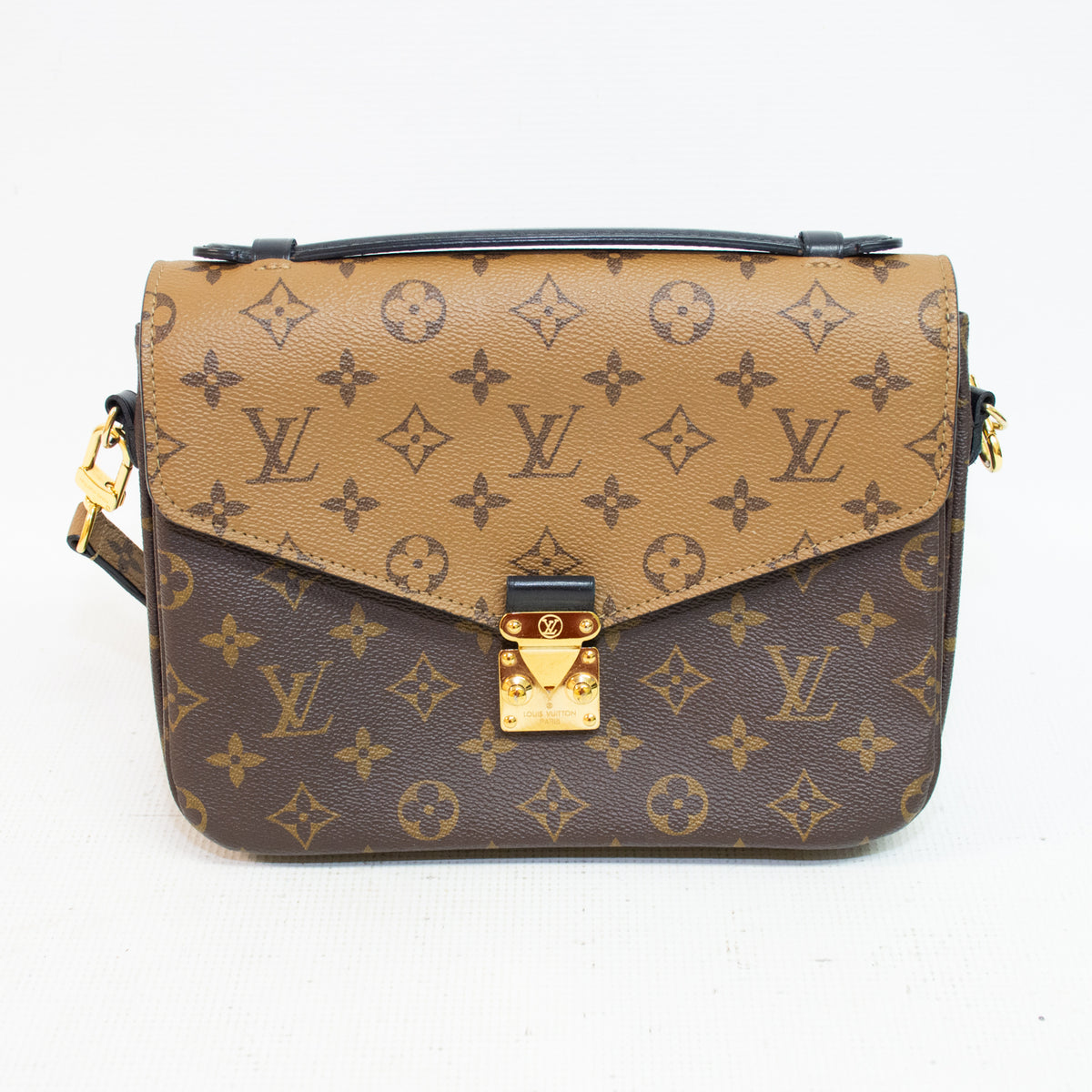Louis Vuitton Reverse Monogram Pochette Metis Shoulder Bag