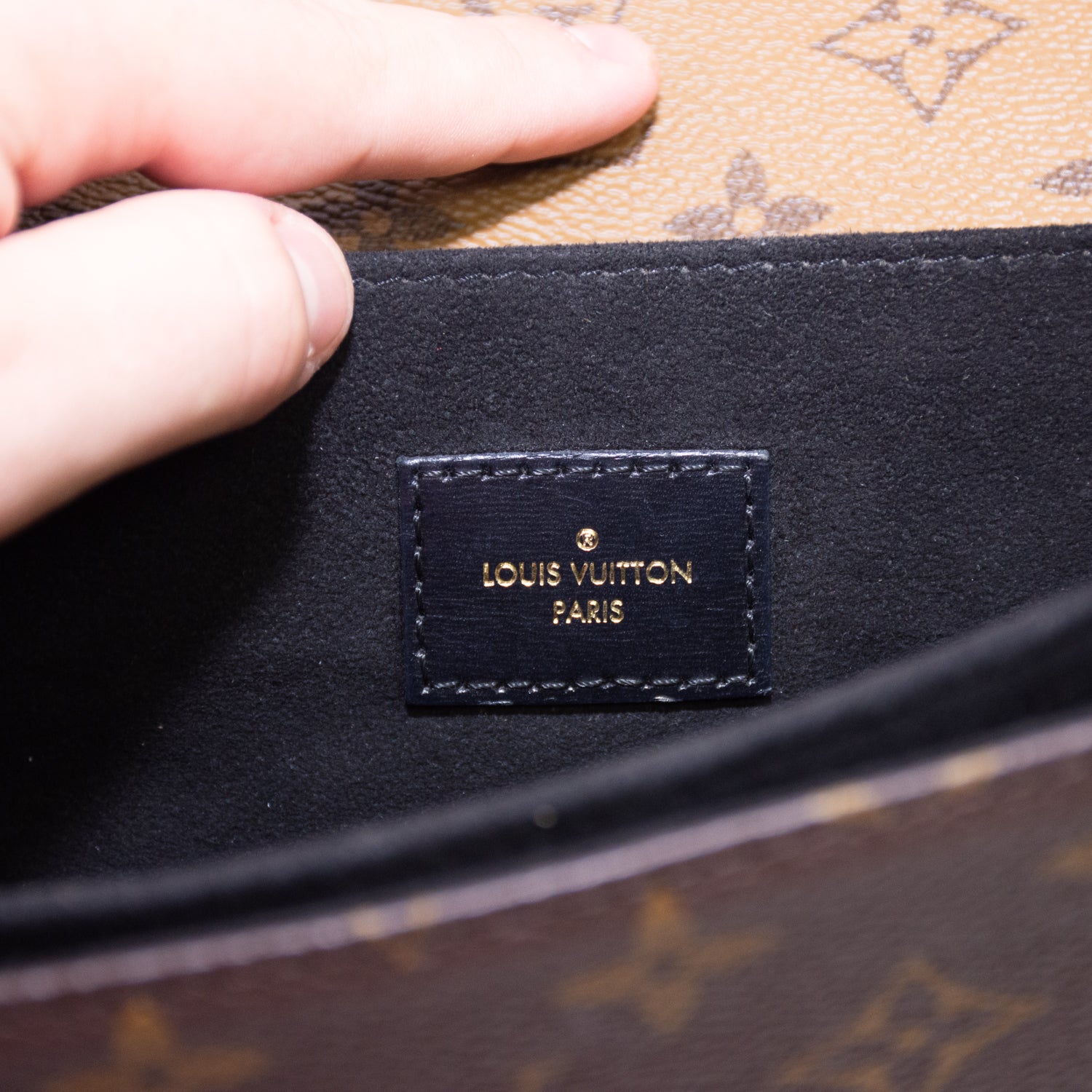 Louis Vuitton Reverse Monogram Pochette Metis Shoulder Bag