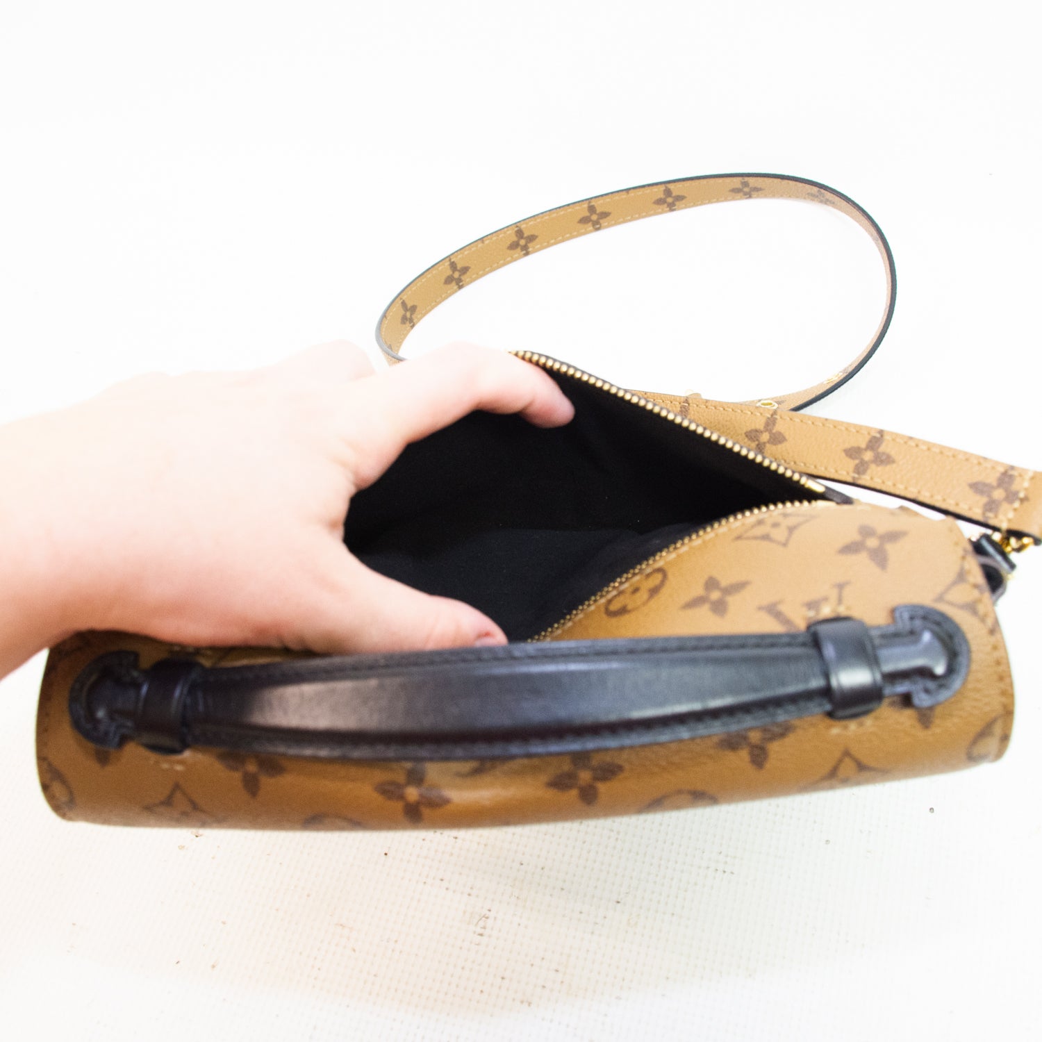 Louis Vuitton Reverse Monogram Pochette Metis Shoulder Bag