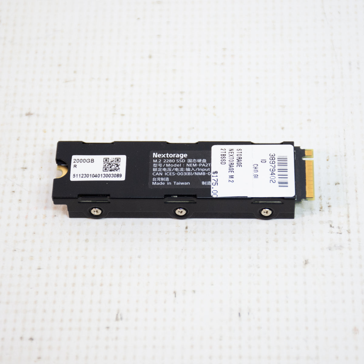 Nextorage NEM-PA2TB 2TB SSD Harddrive