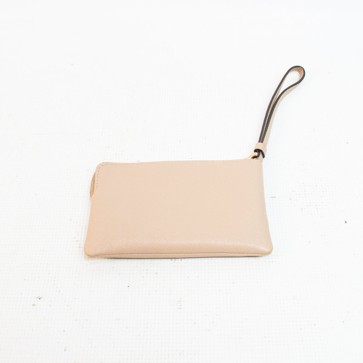 Coach Signature Canvas Corner Zip Wristlet - Beige