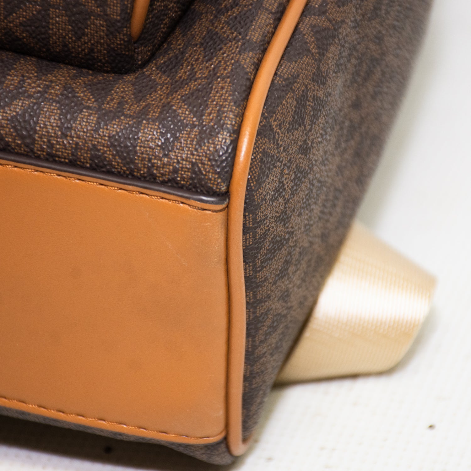 Michael Kors Bex MD Logo Signature Leather Backpack