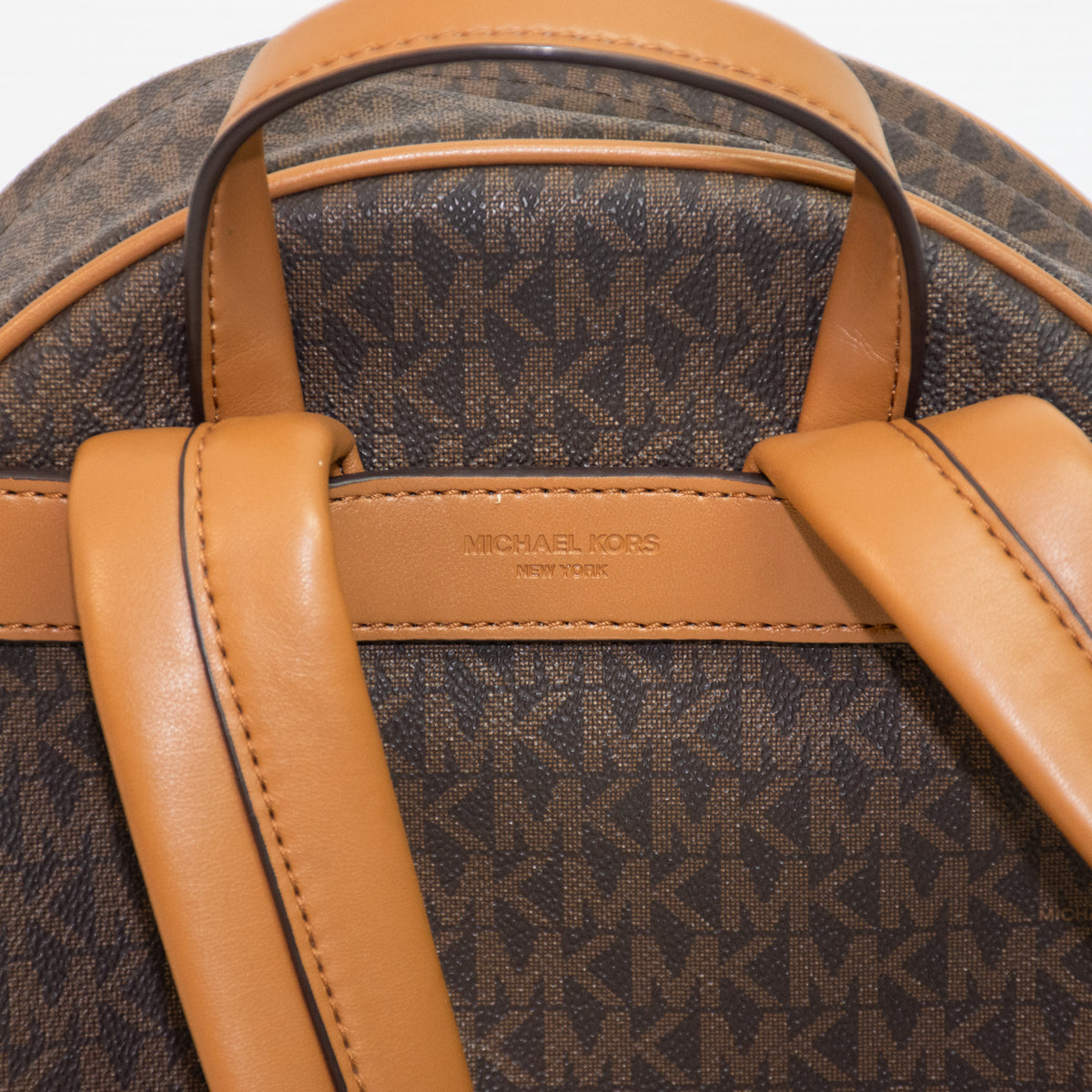 Michael Kors Bex MD Logo Signature Leather Backpack