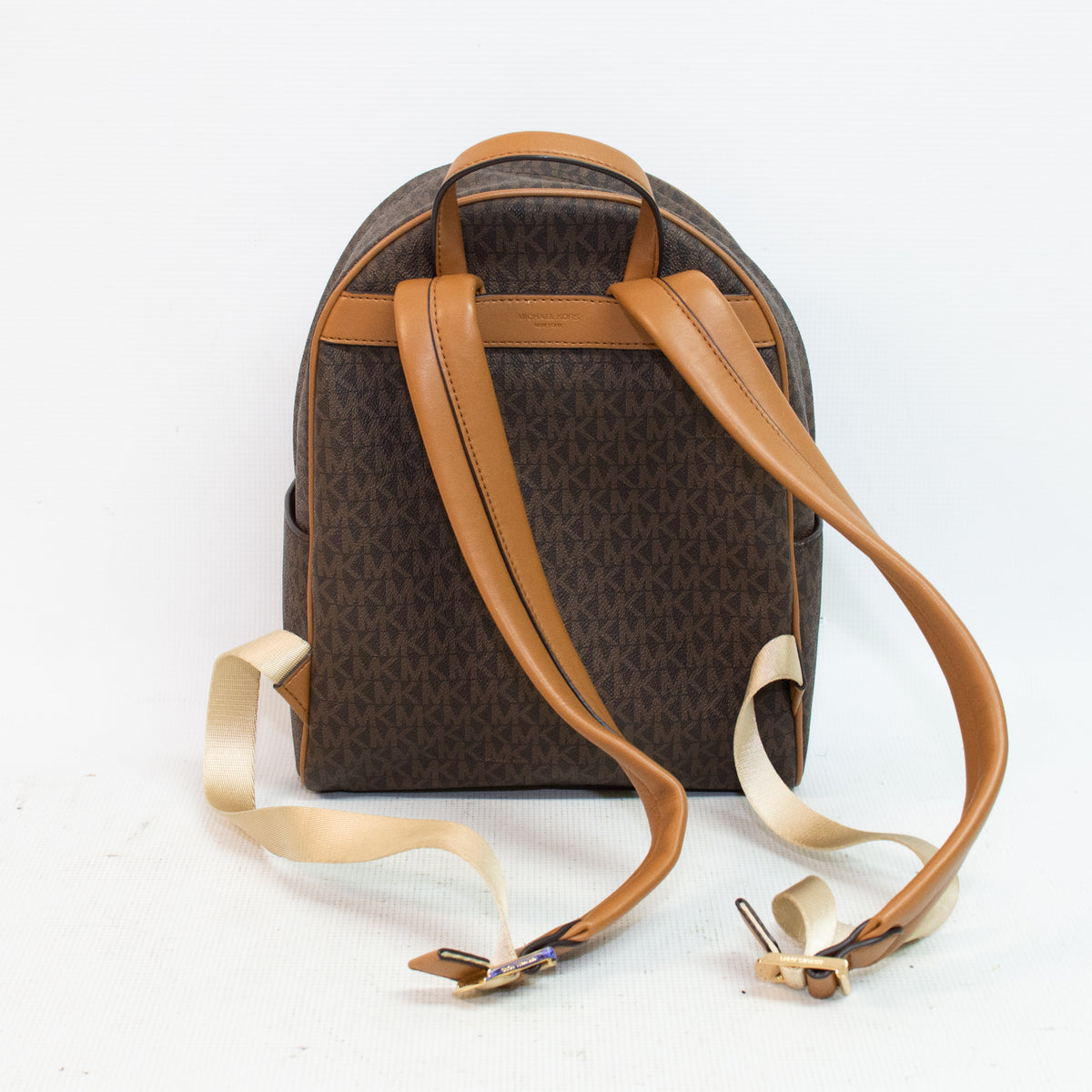 Michael Kors Bex MD Logo Signature Leather Backpack