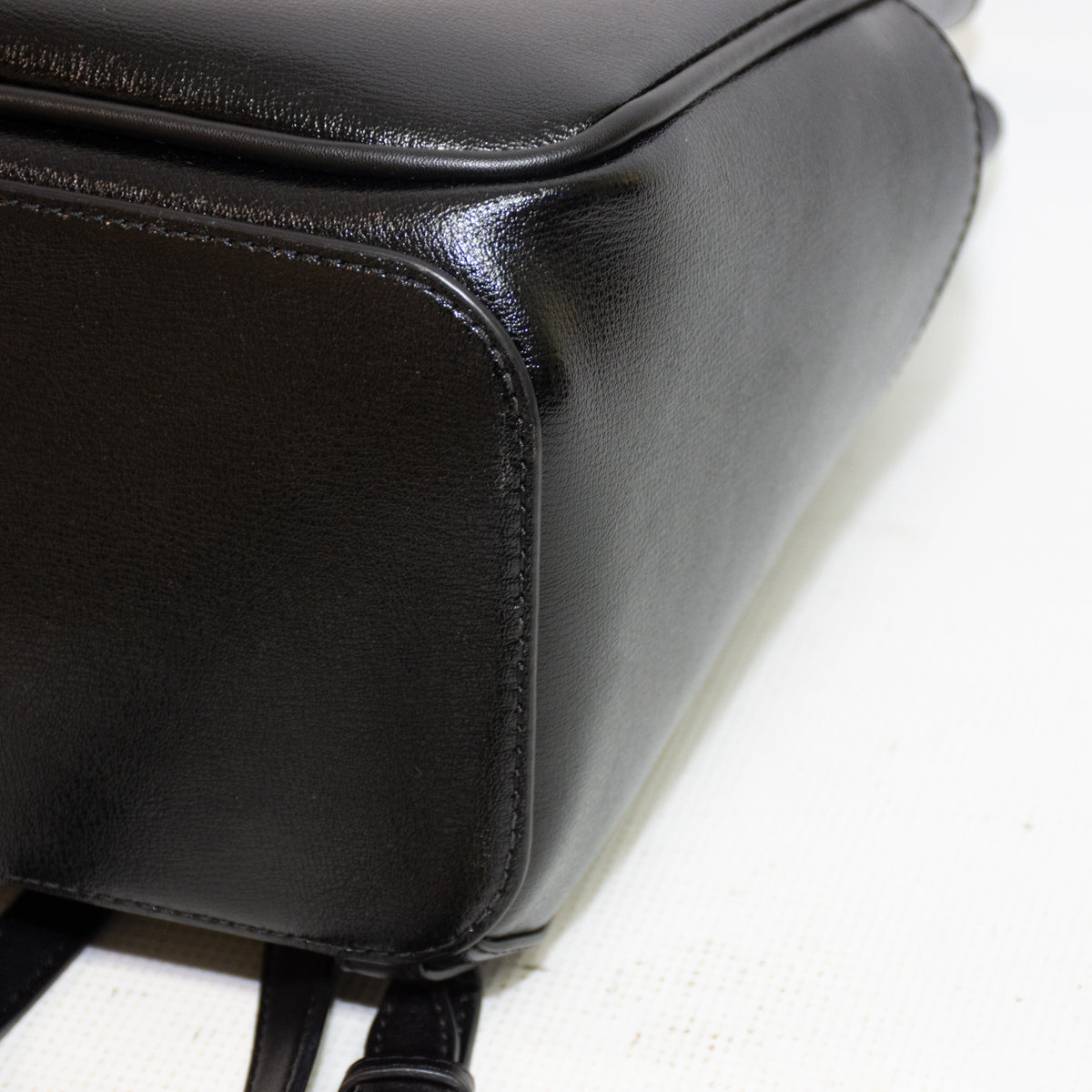 Michael Kors Cheryl Black Leather Medium Backpack