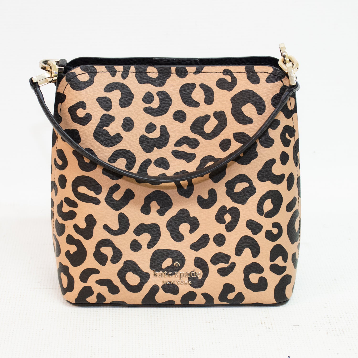 Kate Spade Darcy Leopard Print Bucket Bag