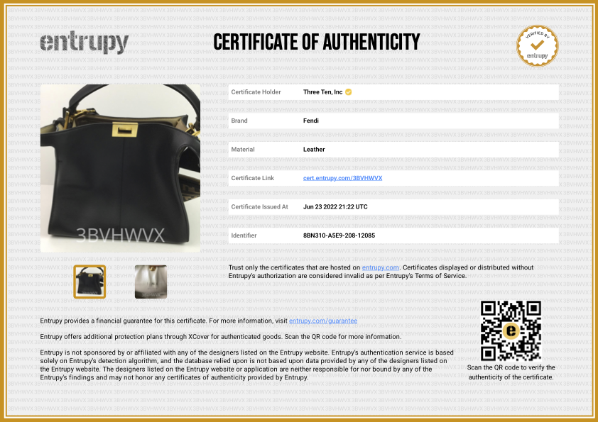 Fendi Peekaboo X-Lite Medium Black Shoulder Bag