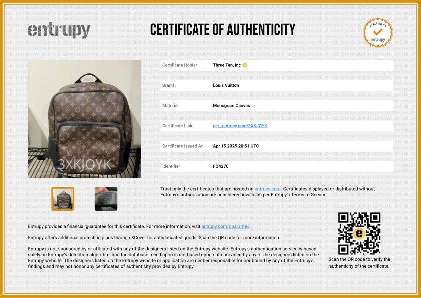 Louis Vuitton Macassar Dean Monogram Backpack