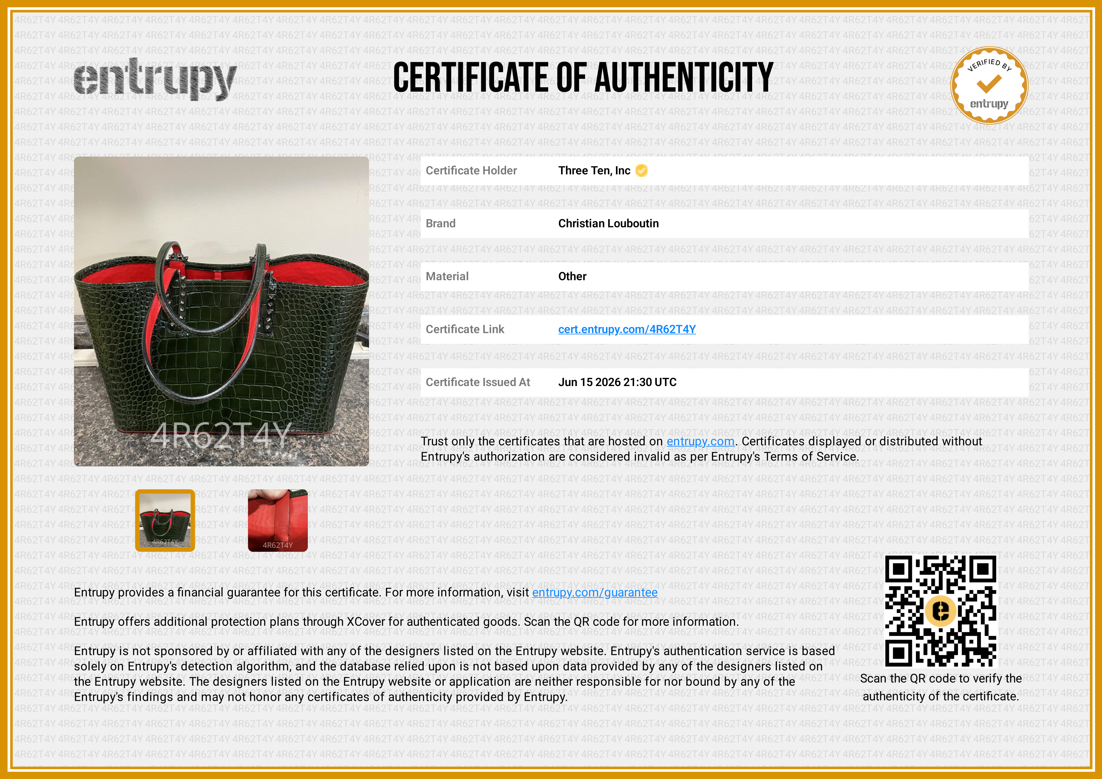 Christian Louboutin Cabata Calf Ali Forest Night Handbag