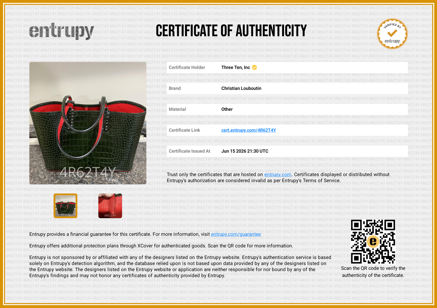 Christian Louboutin Cabata Calf Ali Forest Night Handbag