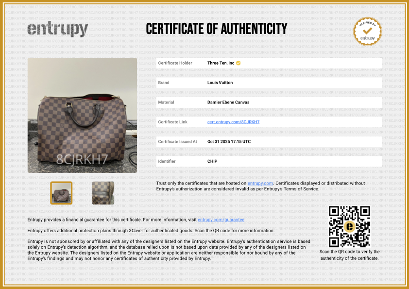 Louis Vuitton Speedy 35 Bandouliere Damier Handbag - N41366