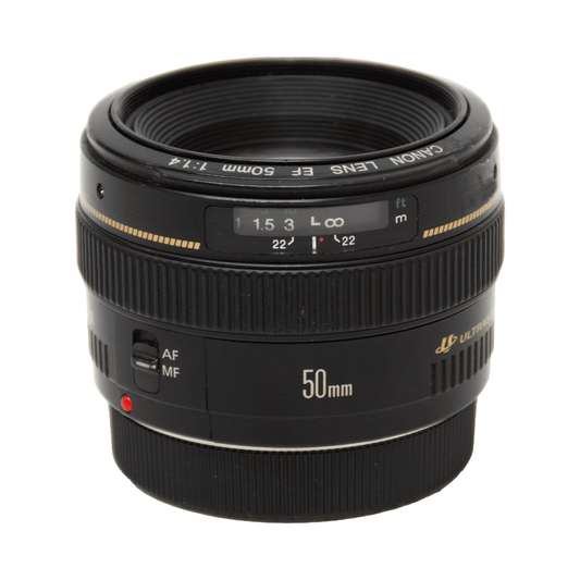 Canon 50mm 1:1.4 Ultrasonic Lens - Broken - "For Parts - As Is"