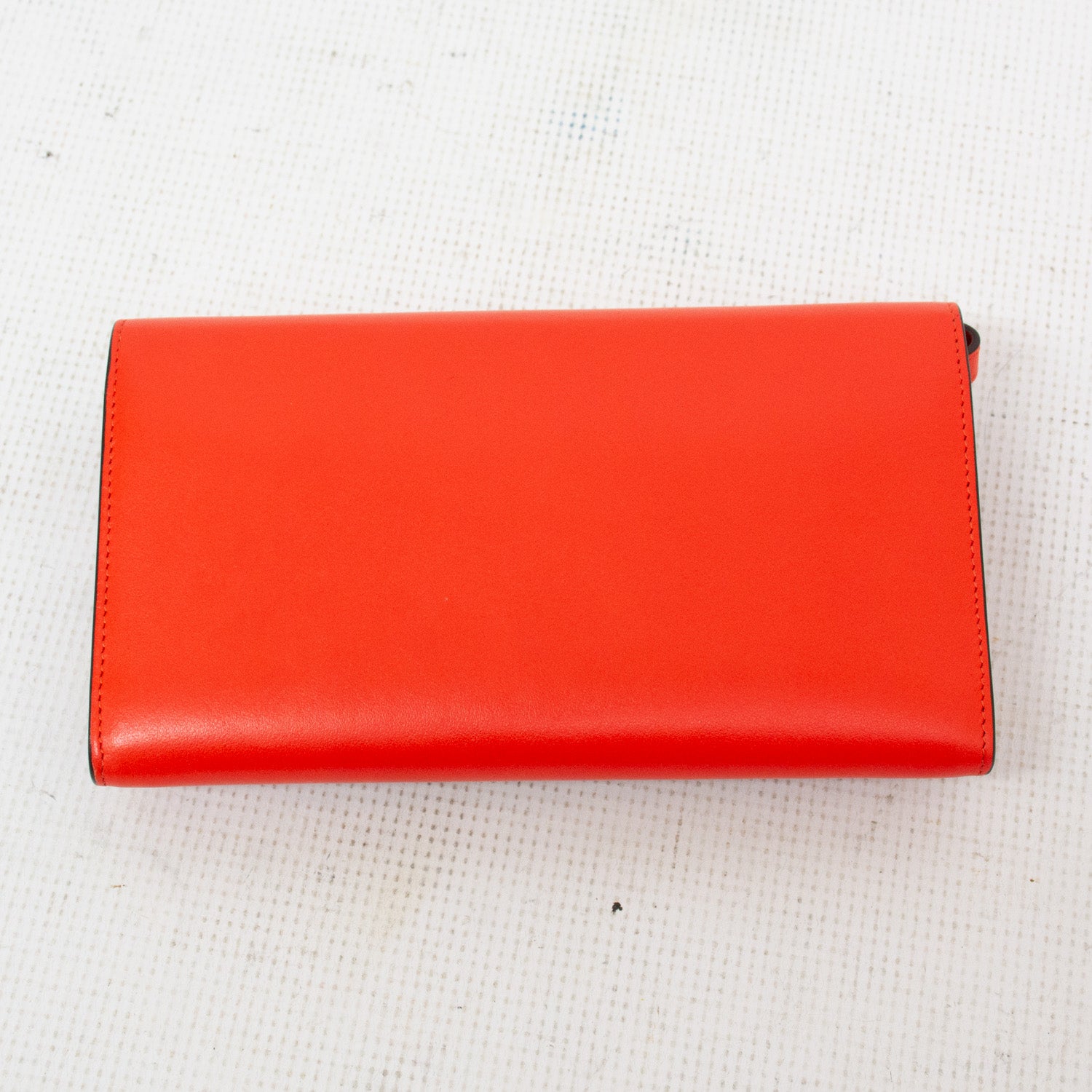 Christian Louboutin Macaron Fuchsia Spiked Wallet - Red/Orange